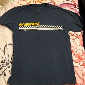 Men's Small Blue Vans T Shirt